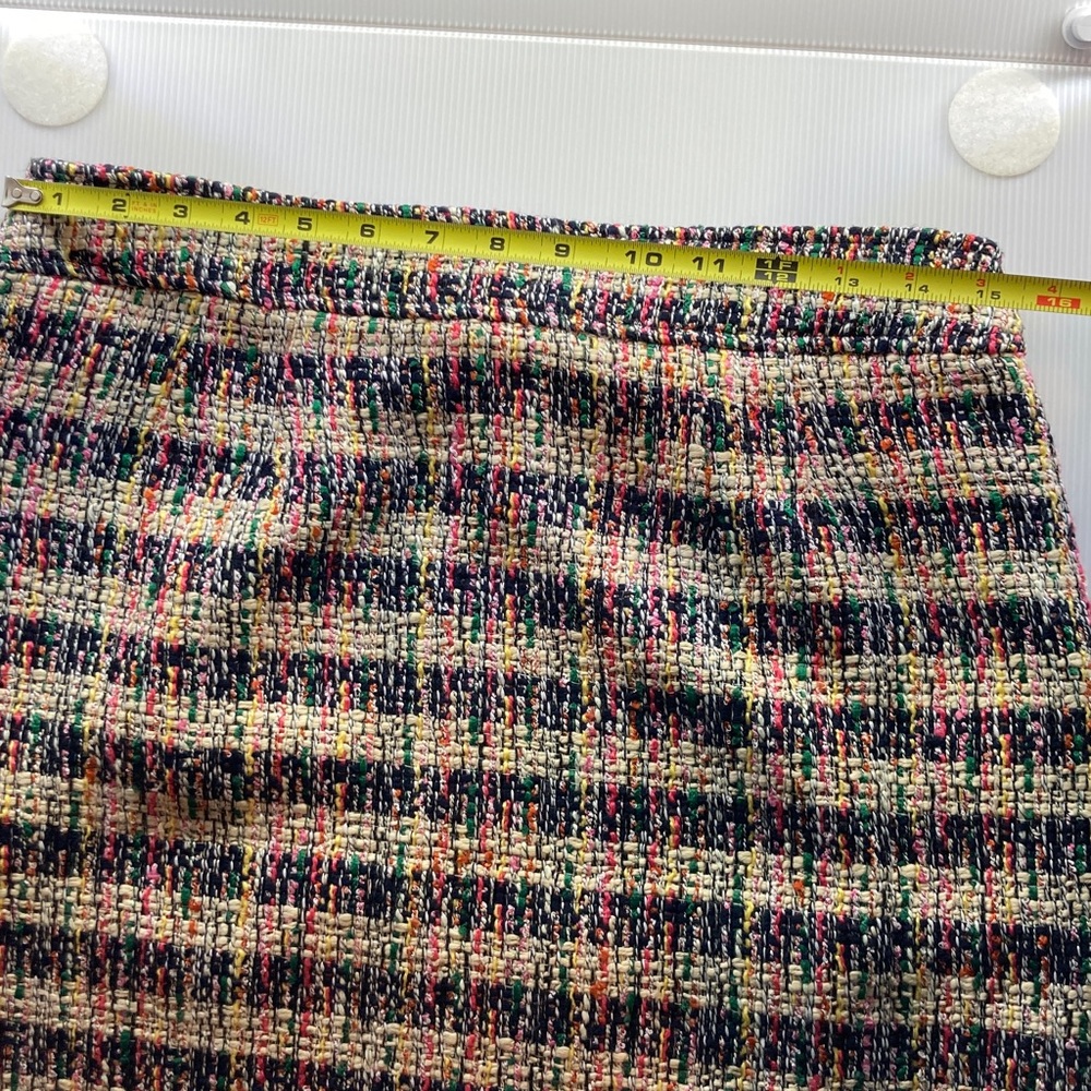 Talbots Multicolored Bouclé Tweed Pencil Skirt - Career/Classic Chic NWT S258 - Picture 5 of 8
